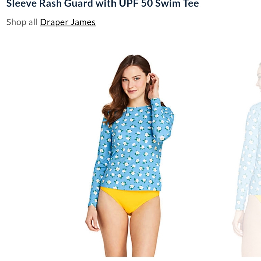 Draper James rash guard 2x